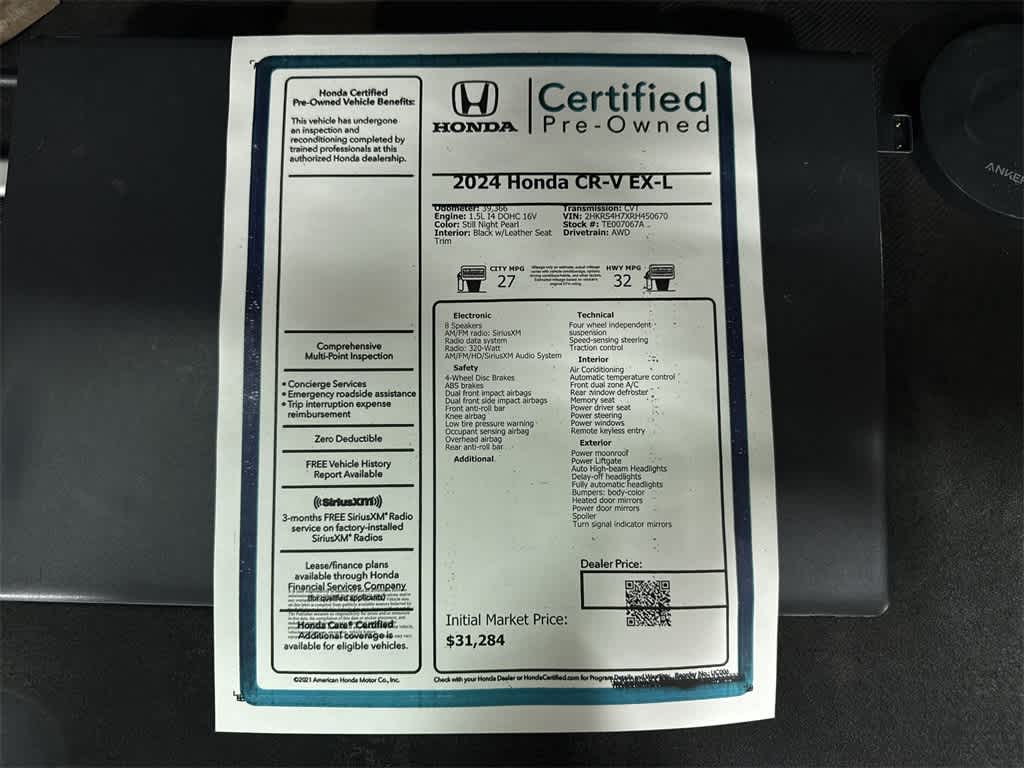 Honda CR-V EX-L 2024