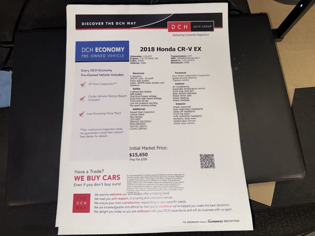 2018 Honda CR-V EX
