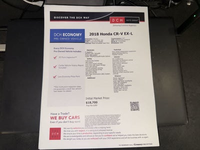 Honda CR-V EX-L 2018