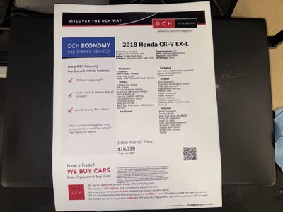 Honda CR-V EX-L 2018