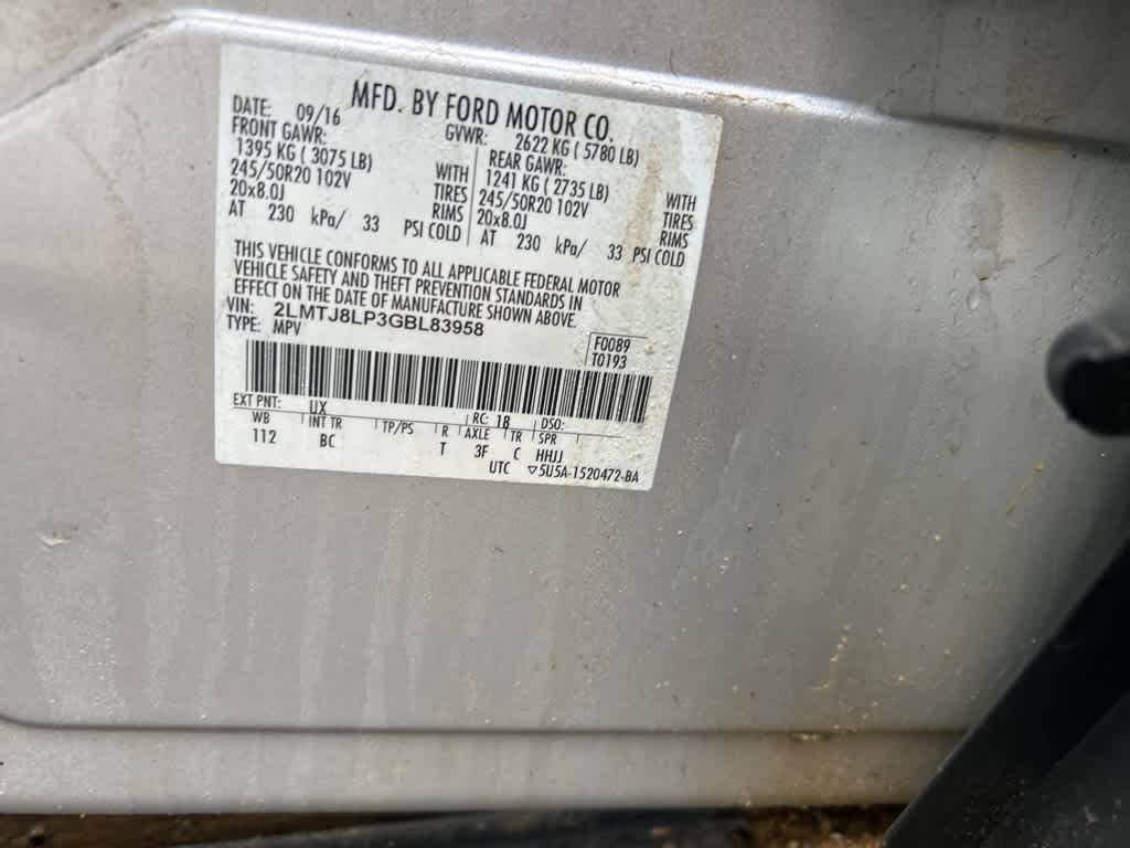 Lincoln MKX Reserve 2016