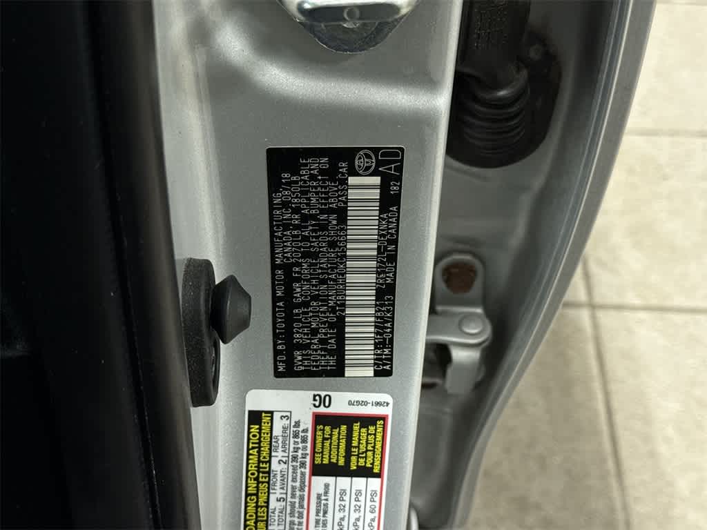 Toyota Corolla L 2019