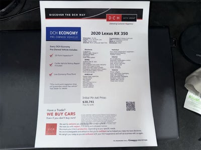 Lexus RX 350 2020 RX 350