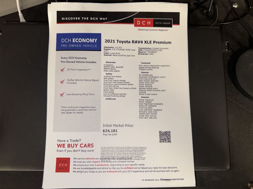 Toyota RAV4 XLE Premium 2021