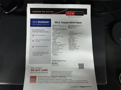 Toyota RAV4 4WD 4 puertas, 4 cilindros, transmisión automática de 4 velocidades (nacional) 2011