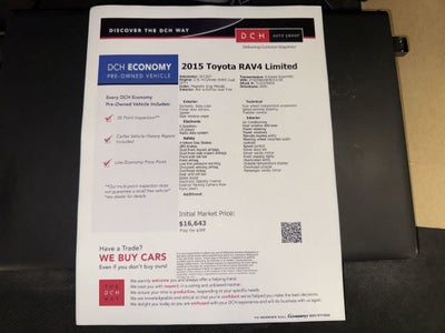 Toyota RAV4 Limited 2015