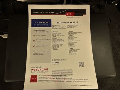 Toyota RAV4 LE 2023