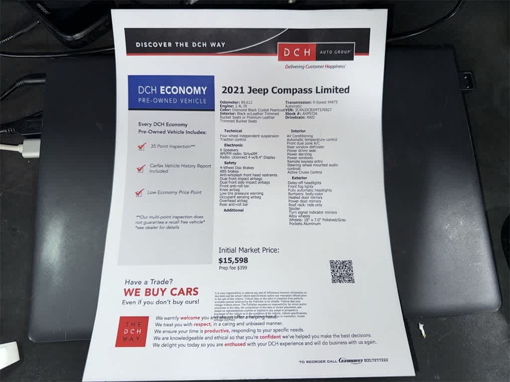 Jeep Compass Limited 2021