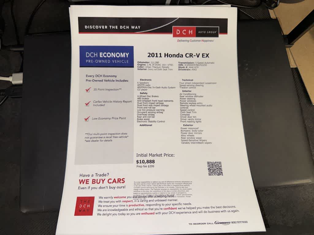 Honda CR-V EX de 2011