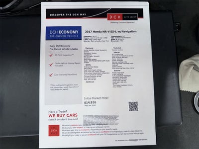 Honda HR-V EX-L Navi 2017