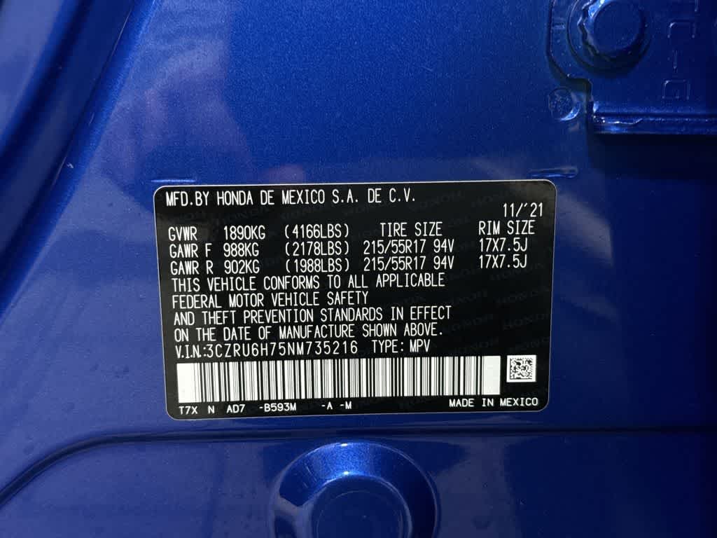 Honda HR-V EX-L 2022