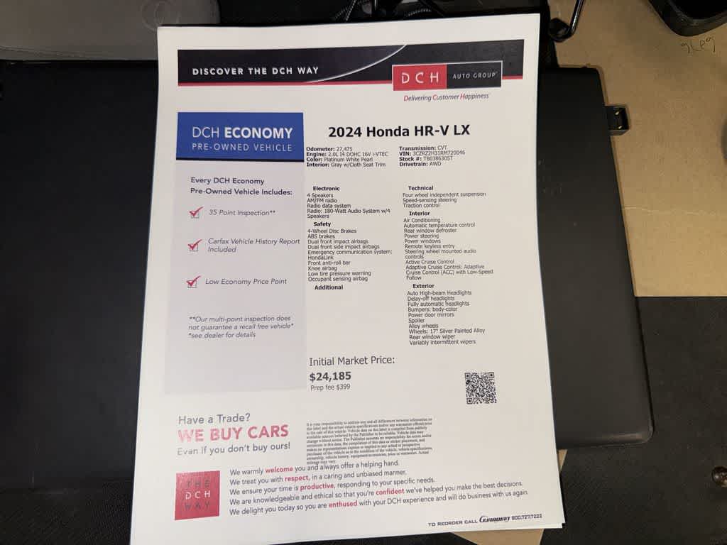 Honda HR-V LX 2024