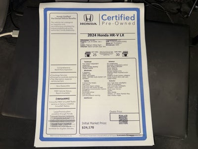 Honda HR-V LX 2024