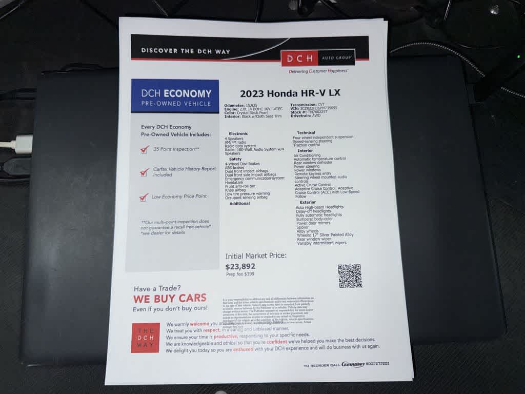 2023 Honda HR-V LX
