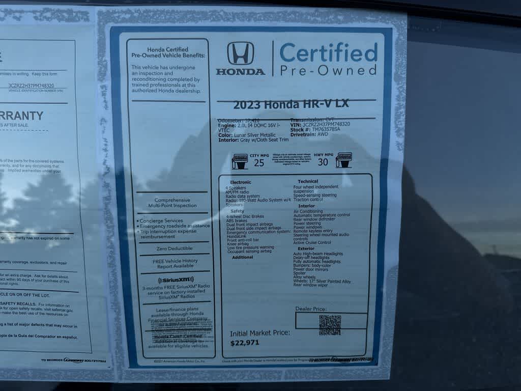 2023 Honda HR-V LX