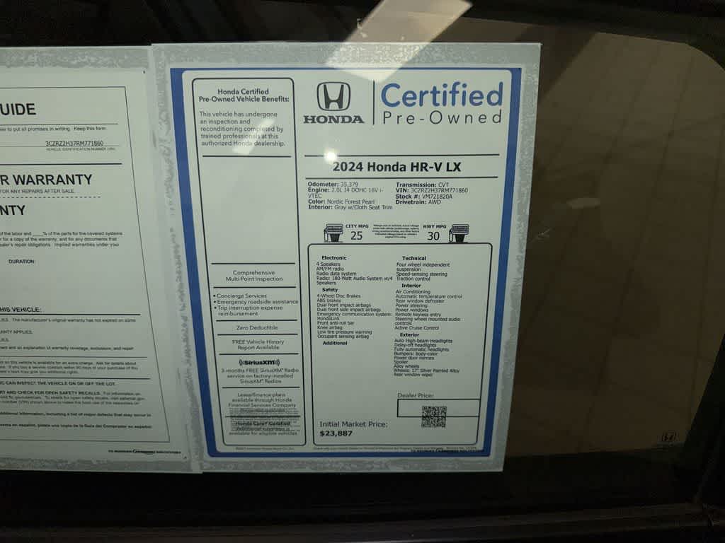Honda HR-V LX 2024