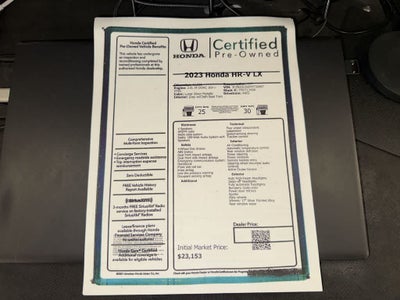 2023 Honda HR-V LX