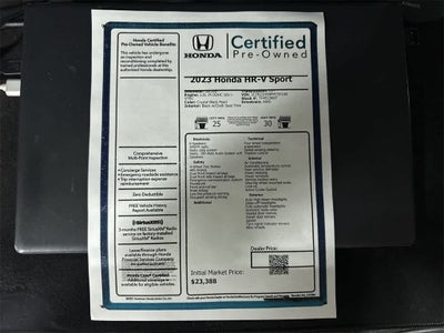 2023 Honda HR-V Sport