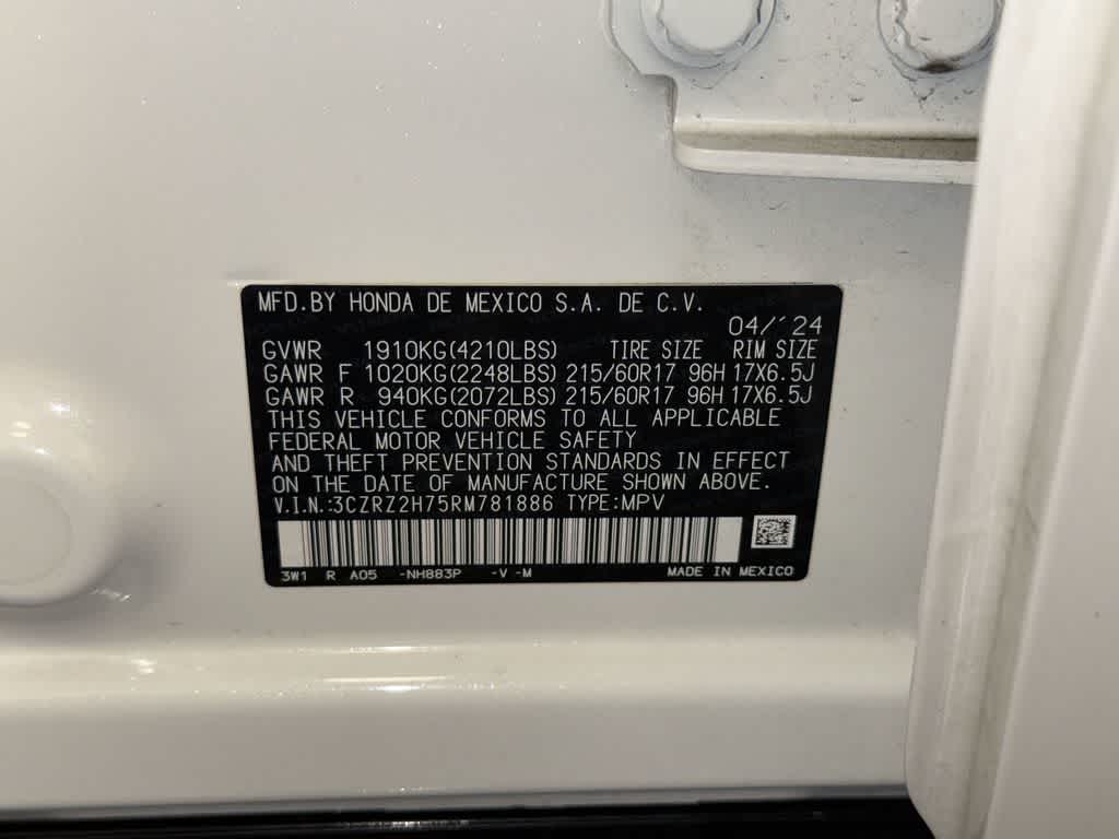 Honda HR-V EX-L 2024