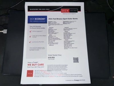 Ford Bronco Sport Outer Banks 2021