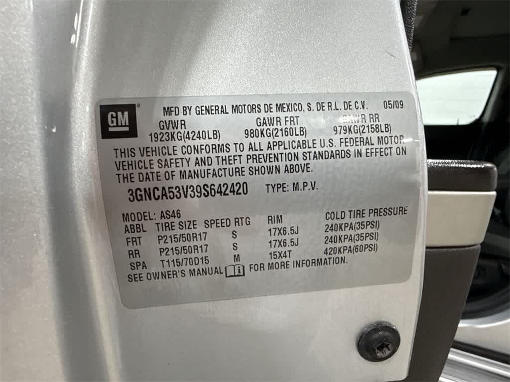 Chevrolet HHR LT con 2LT de 2009