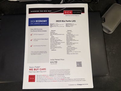 Kia Forte LXS 2019