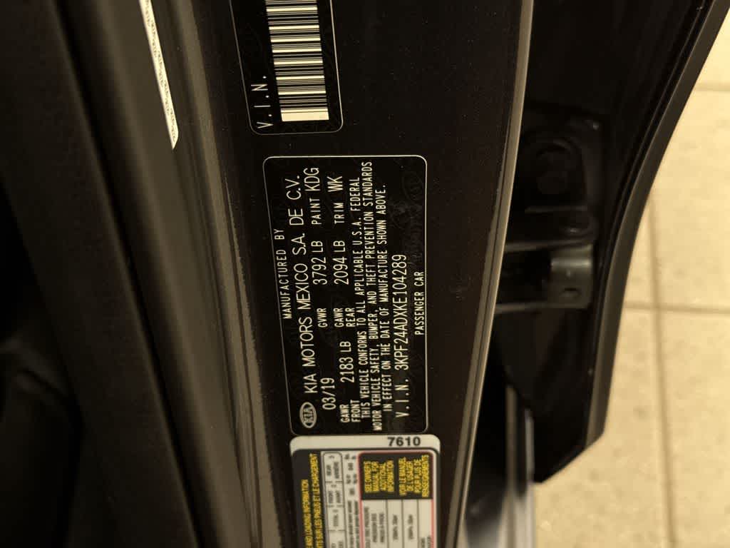 Kia Forte LXS 2019