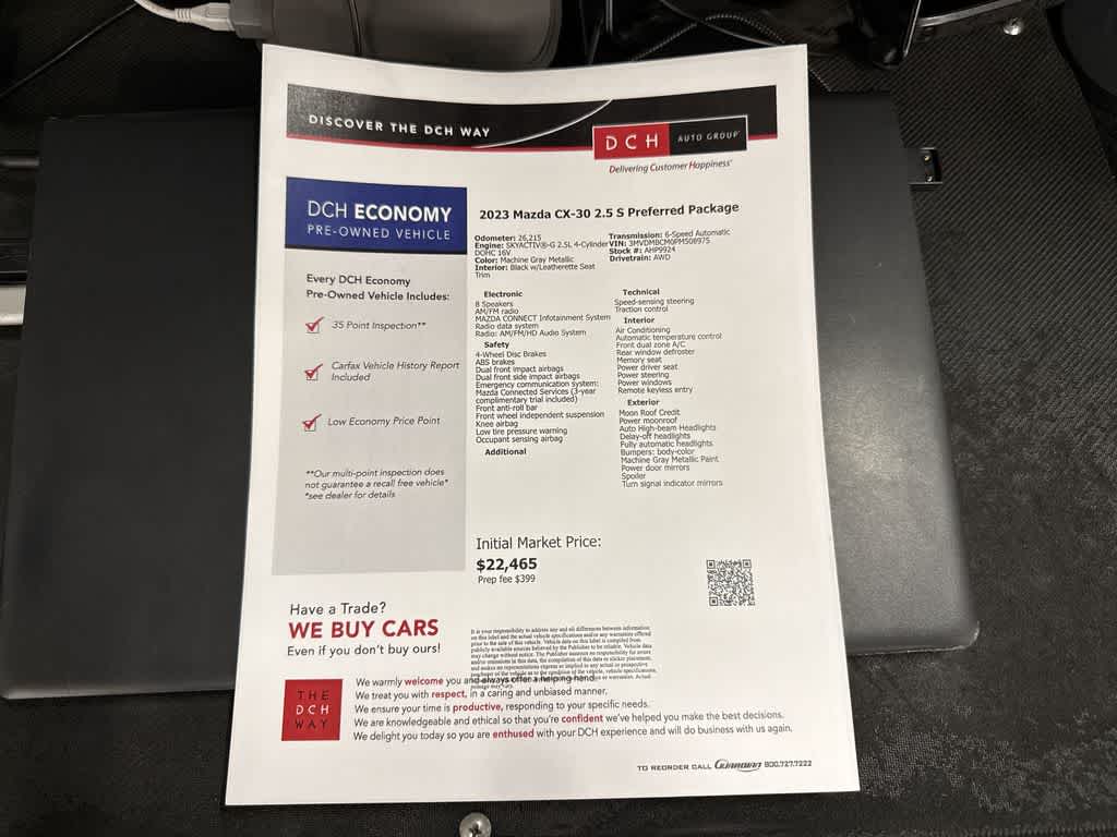 2023 Mazda Mazda CX-30 2.5 S Preferred Package