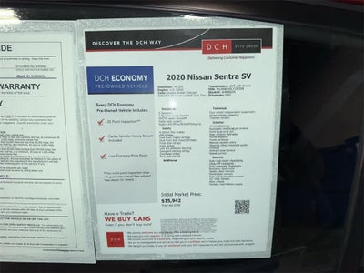 Nissan Sentra SV 2020