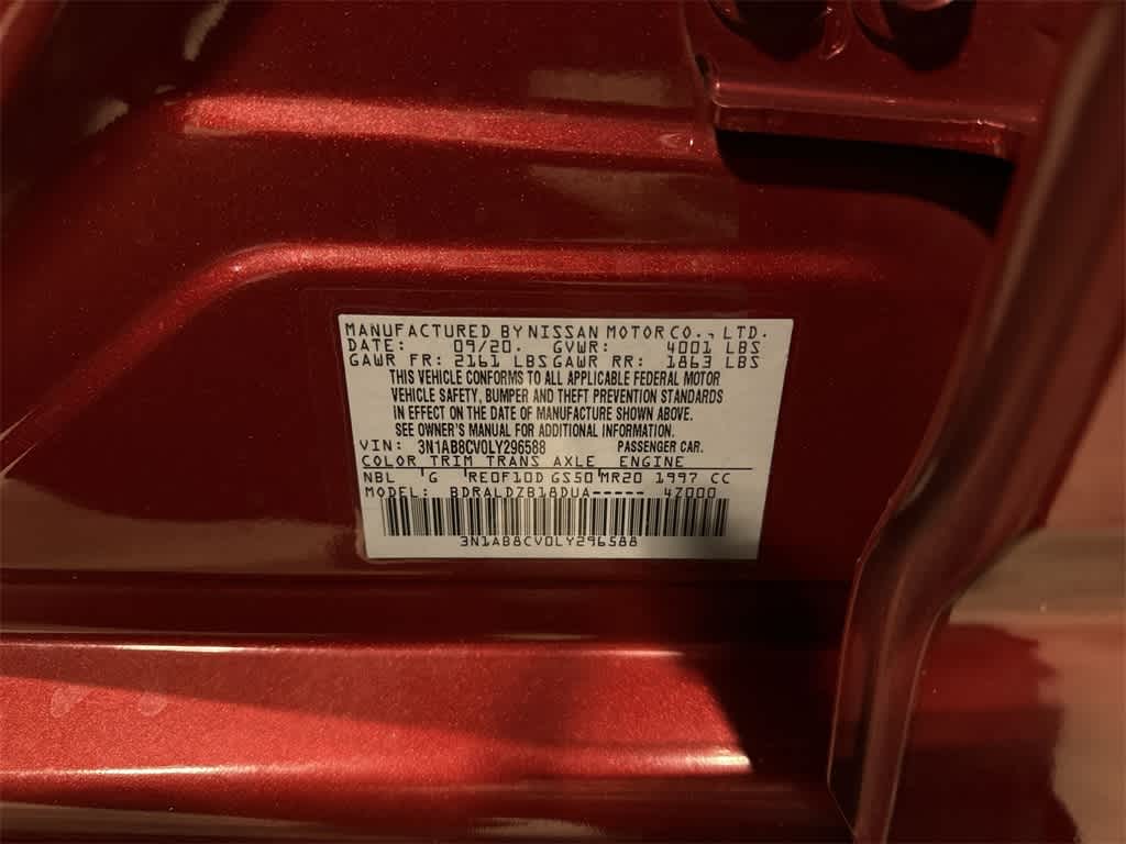 Nissan Sentra SV 2020