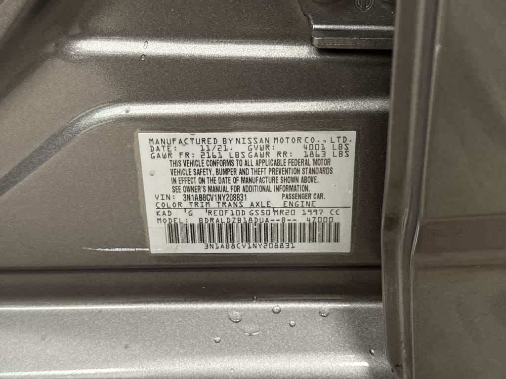 Nissan Sentra SV 2022