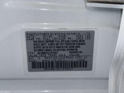 Nissan Sentra SV 2020