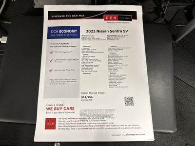 Nissan Sentra SV 2021