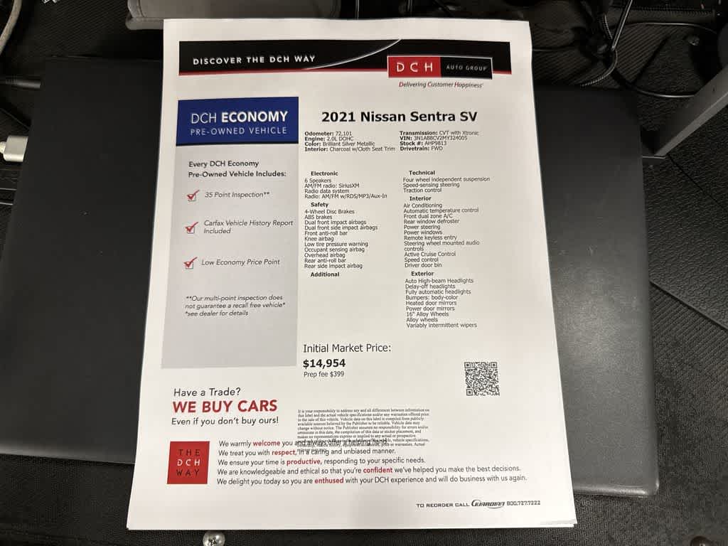 Nissan Sentra SV 2021