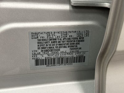 Nissan Sentra SV 2021