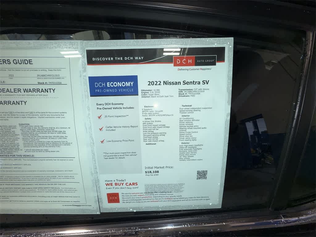 2022 Nissan Sentra SV