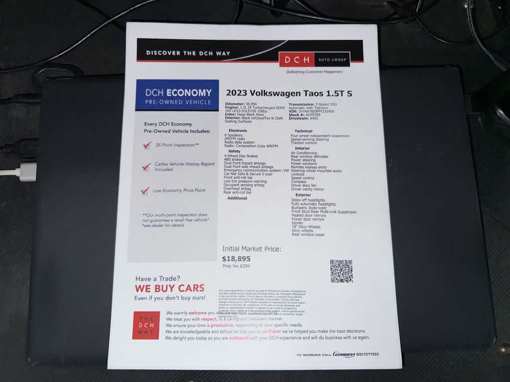 Volkswagen Taos S 2023