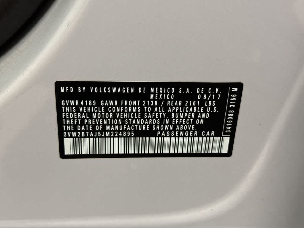 Volkswagen Jetta 1.4T S de 2018