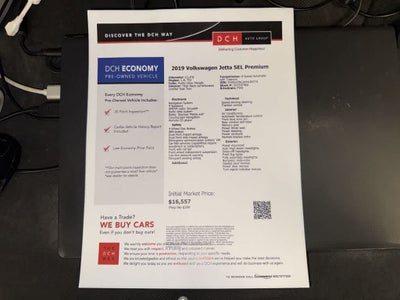 Volkswagen Jetta SEL Premium 2019