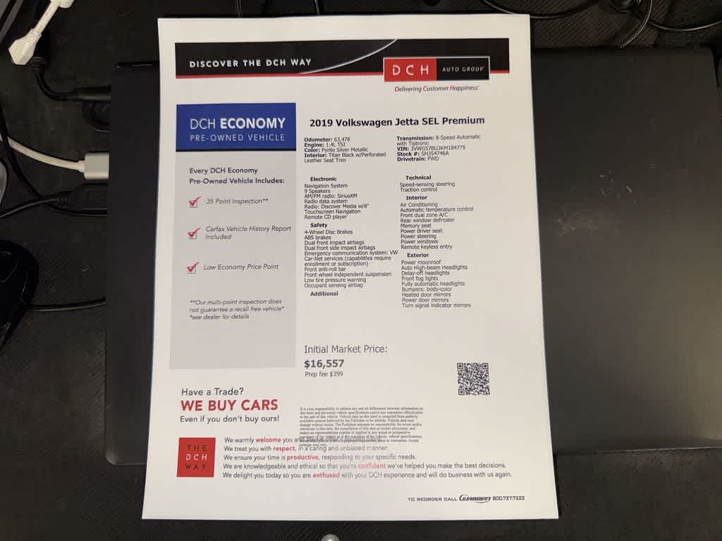 Volkswagen Jetta SEL Premium 2019