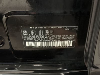 Subaru Legacy 2.5i Premium de 2015