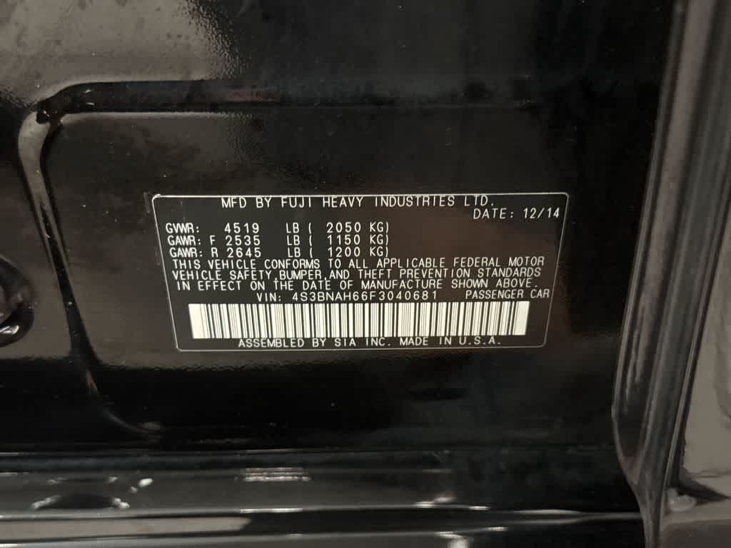 Subaru Legacy 2.5i Premium de 2015