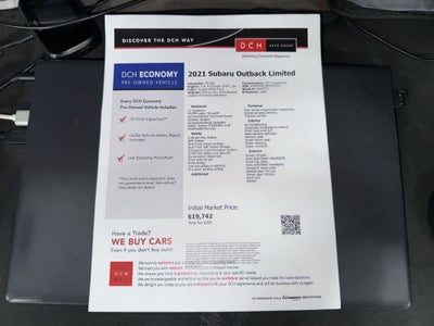 Subaru Outback Limited 2021