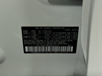 Subaru Outback Limited 2021