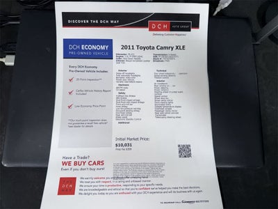 Toyota Camry XLE 2011