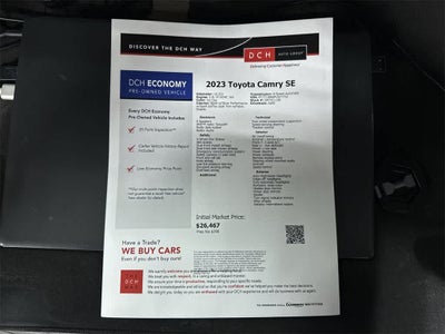 2023 Toyota Camry SE
