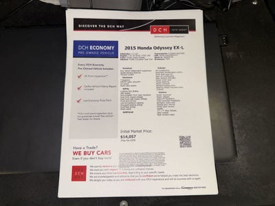 2015 Honda Odyssey Base