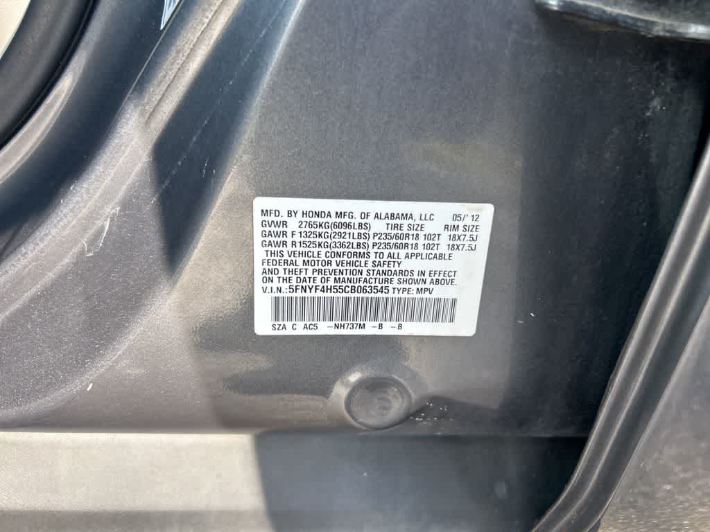 Honda Pilot EX-L 2012