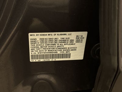 Honda Pilot EX-L 2019 con navegador y RES