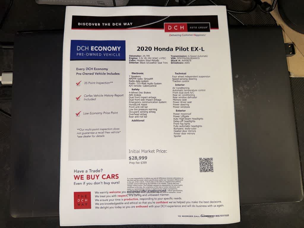 2020 Honda Pilot EX-L